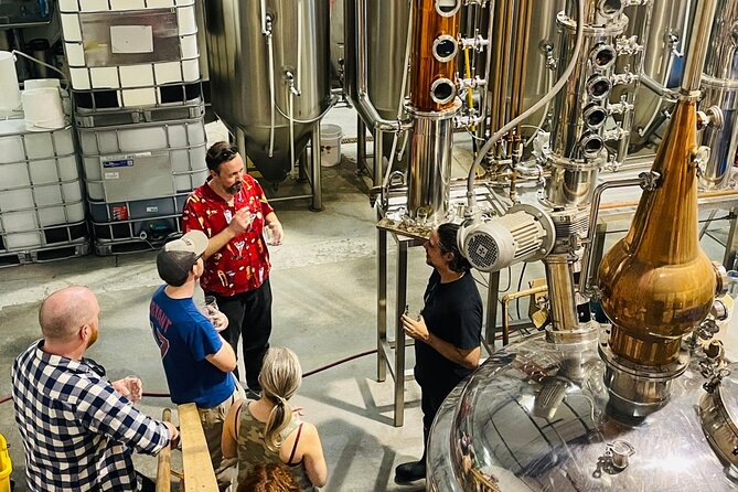 Tumbleroot Brewery and Distillery Tour and Tasting - The production floor: useful, close, and not fancy
