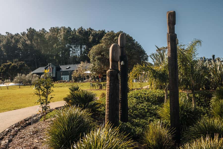 Waiheke Island: HEKE Distillery & Brewery Tour with Tastings - Four acres of gardens and Maori connections
